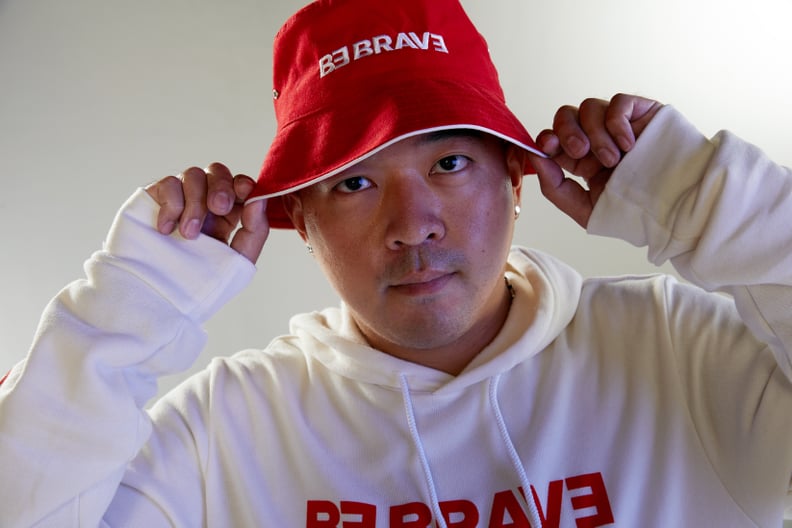 Special Olympics Athlete Alfred Ha Wearing Be Brave Merch