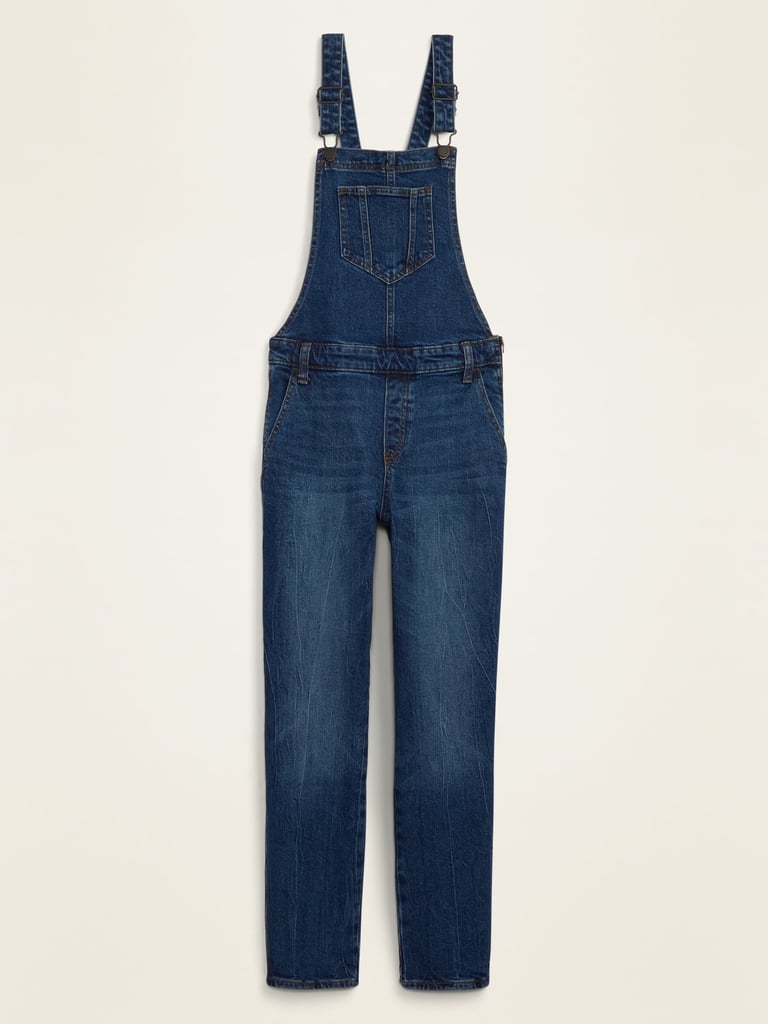 Straight-Leg Jean Overalls