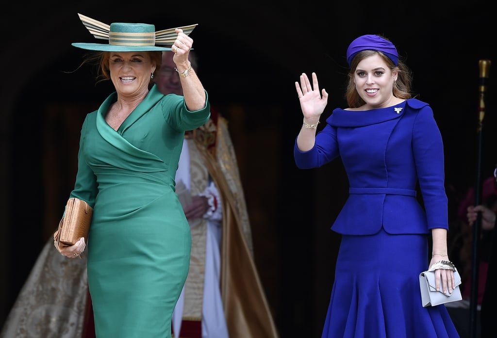 Sarah Ferguson Dress at Princess Eugenie's Wedding 2018