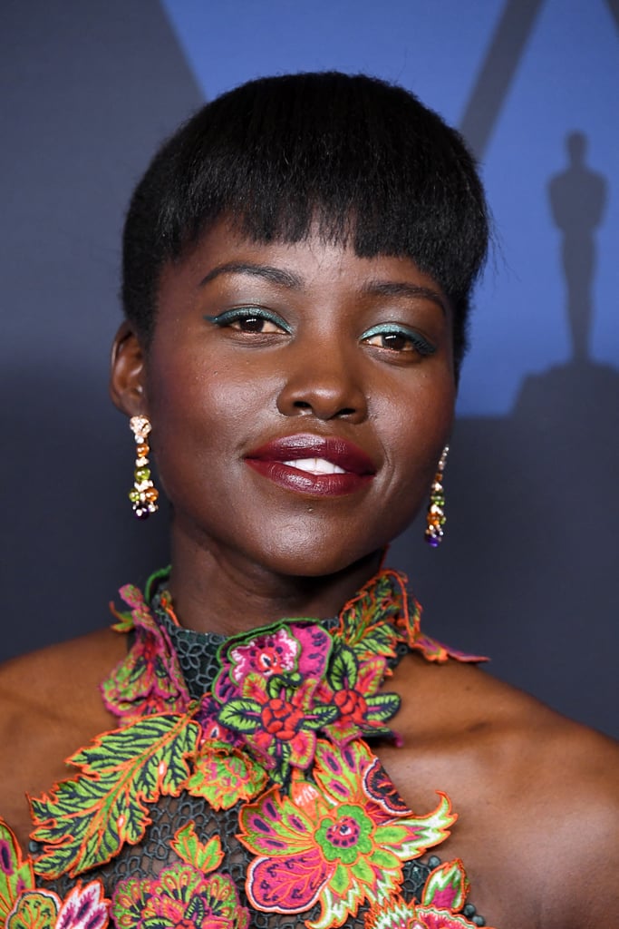 Lupita Nyong'o's Teal Eyeliner