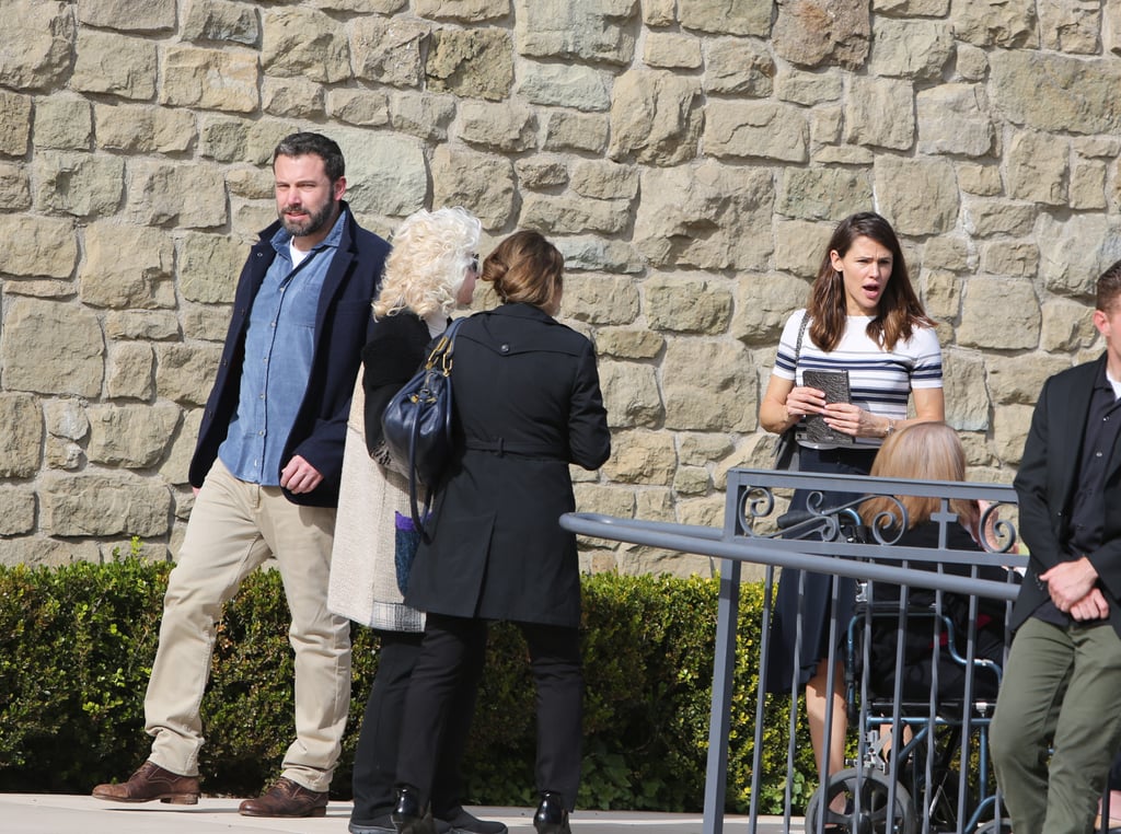 Jennifer Garner and Ben Affleck at Church January 2019