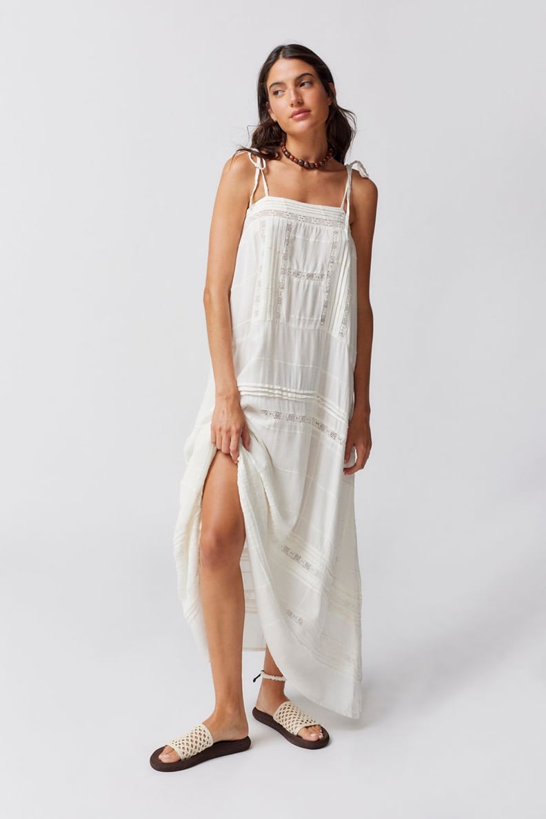 Best Spring Maxi Dresses: UO Evelyn Lace-Inset Maxi Dress