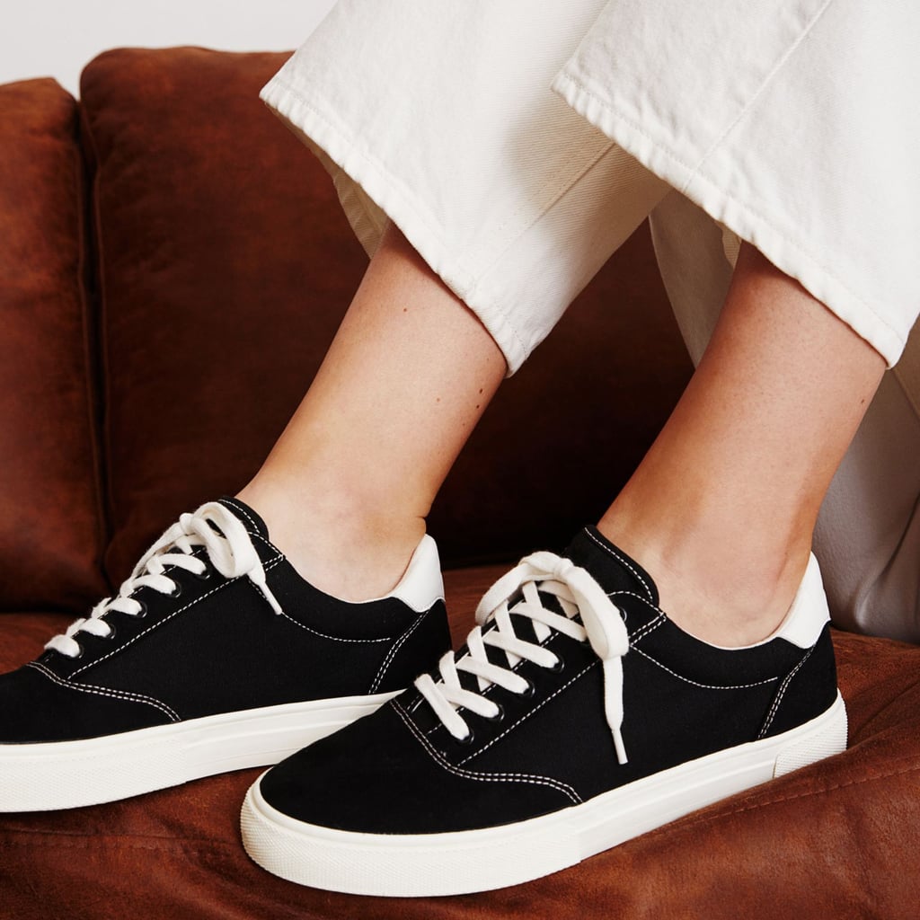 For Slip-on Shoes: Mad Love Lennie Lace Up Canvas Sneakers | Black Sneakers Are a Timeless Trend, and We Can't Get of These Cool Styles | POPSUGAR Fashion 6