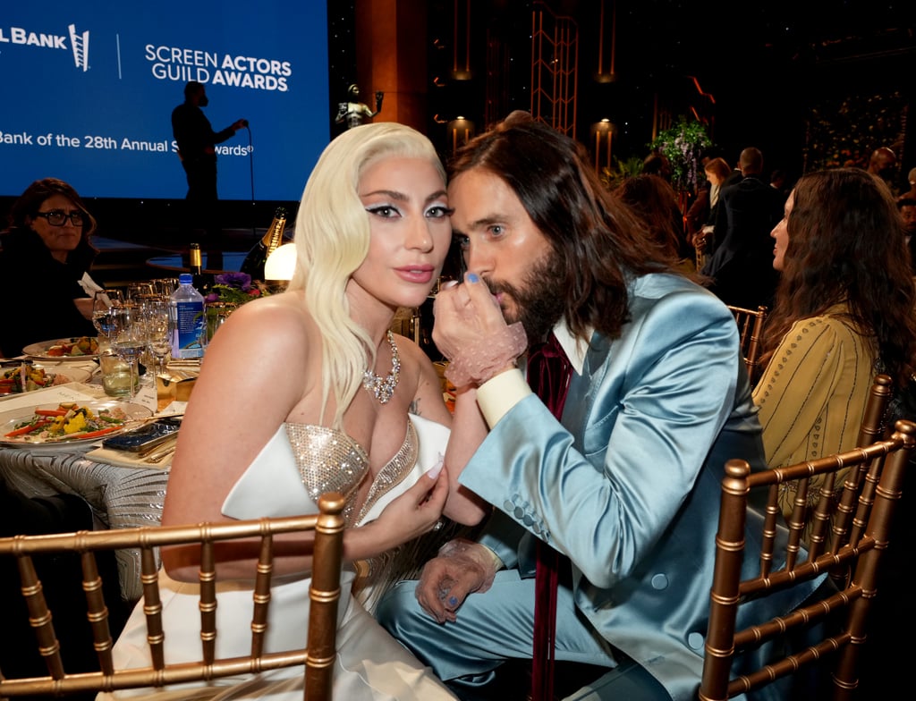 Lady Gaga and Jared Leto at the 2022 SAG Awards