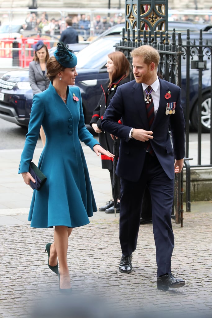 Kate Middleton Teal Coat Anzac Day April 2019