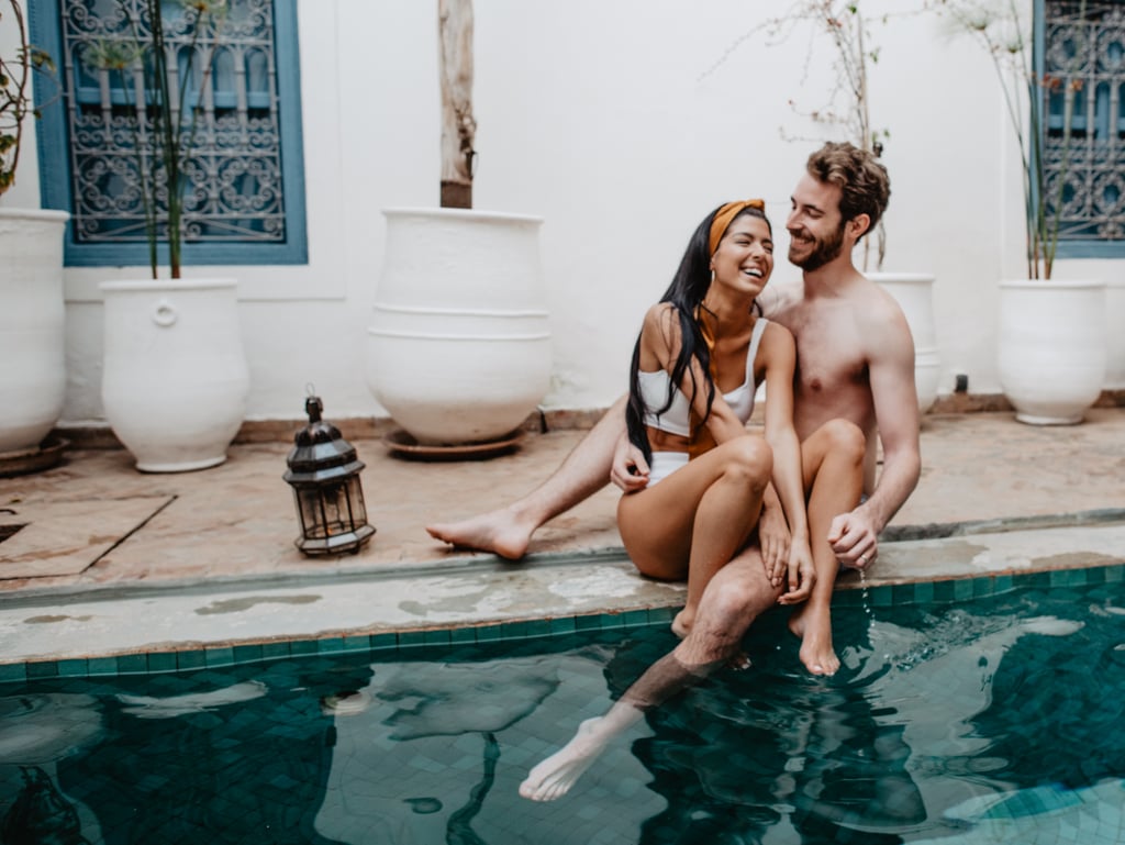 Sexy Moroccan Pool Couples Photo Shoot