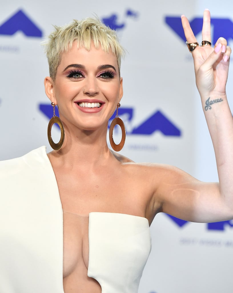 Katy Perry's "Jesus" Wrist Tattoo