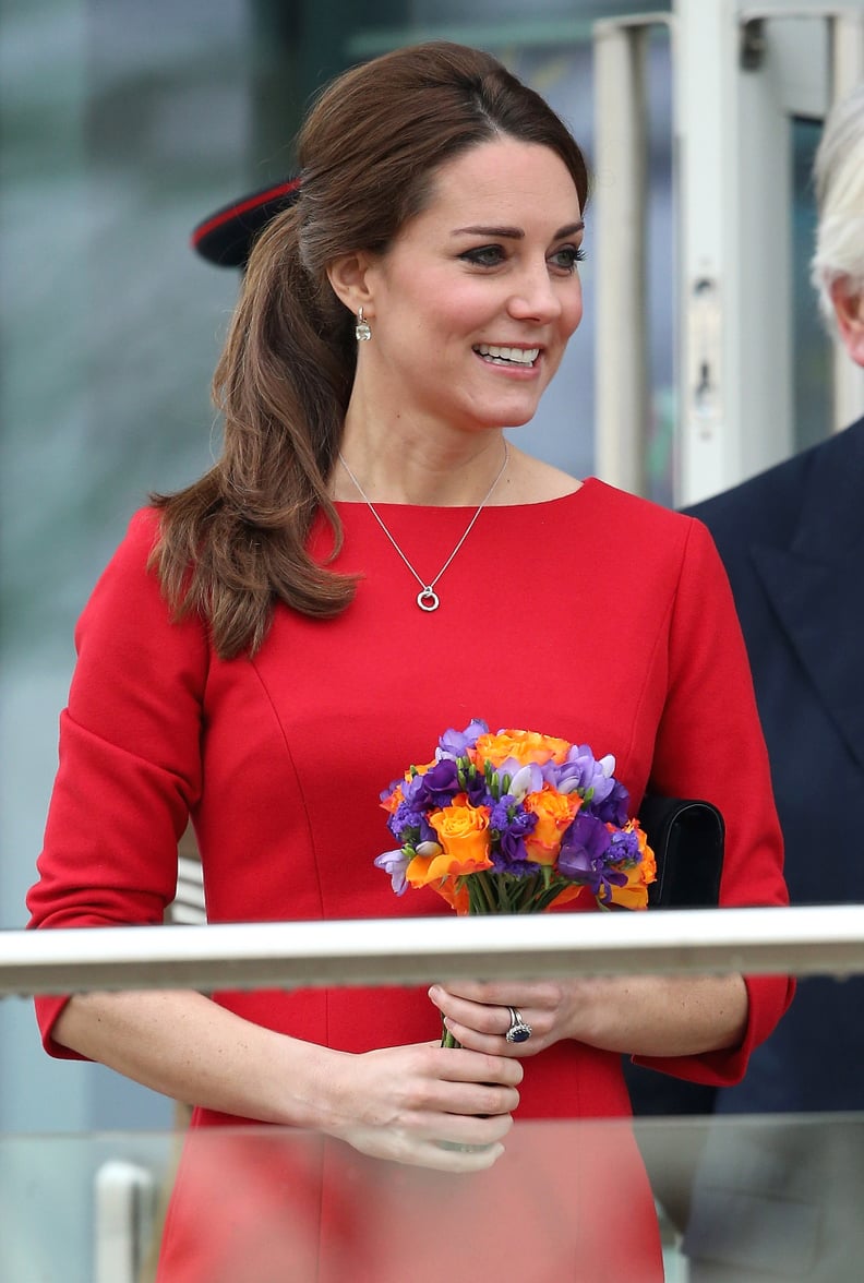 Yep, She Was Outshining This Bouquet Too