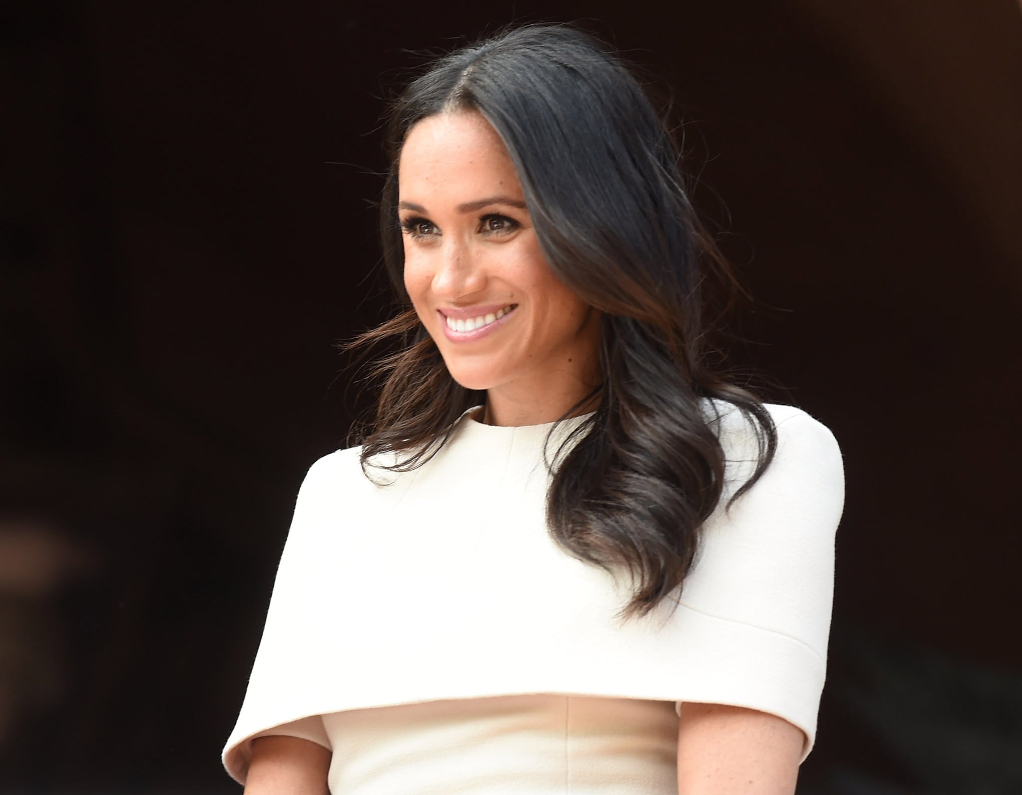 CHESTER, ENGLAND - JUNE 14:  Meghan, Duchess of Sussex and Queen Elizabeth II (not pictured) visit Chester Town Hall on June 14, 2018 in Chester, England. Meghan Markle married Prince Harry last month to become The Duchess of Sussex and this is her first engagement with the Queen. During the visit the pair will open a road bridge in Widnes and visit The Storyhouse and Town Hall in Chester.  (Photo by Eddie Mulholland/WPA Pool/Getty Images)