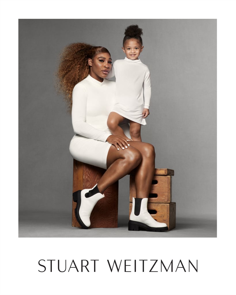 Serena Williams and Olympia Ohanian Stuart Weitzman Campaign