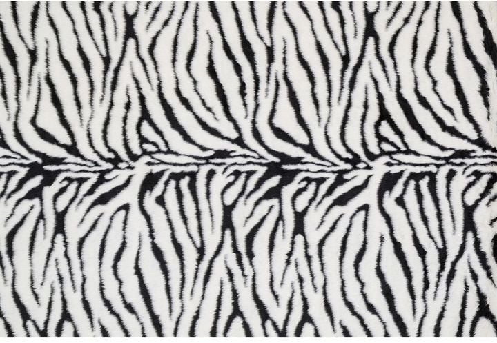 Loloi Danso Zebra Faux Fur Shag Rug