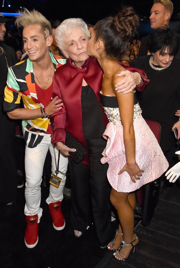 Ariana Grande's Grandmother at American Music Awards 2015