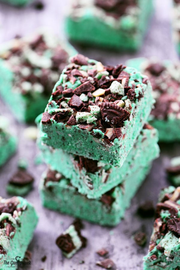 Chocolate Mint Oreo Fudge