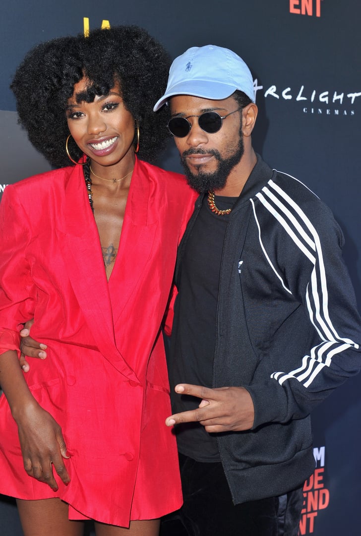 Xosha Roquemore and LaKeith Stanfield in 2018 LaKeith Stanfield