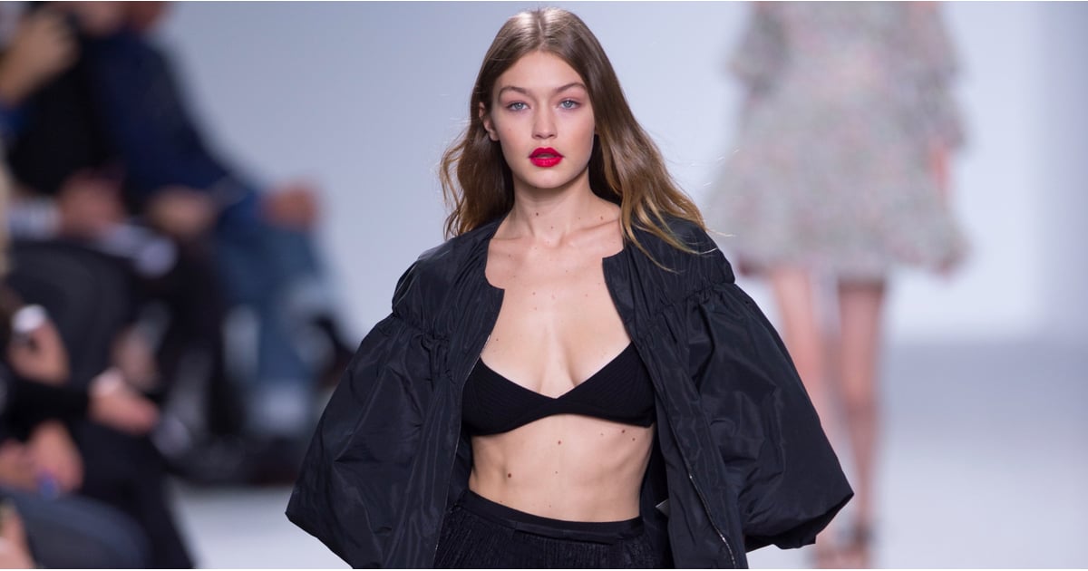 Gigi Hadids Sexiest Runway Moments Popsugar Fashion 7143