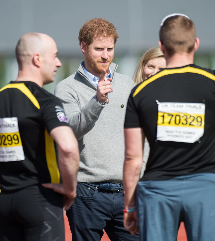 Prince Harry at Invictus Games Trials April 2017