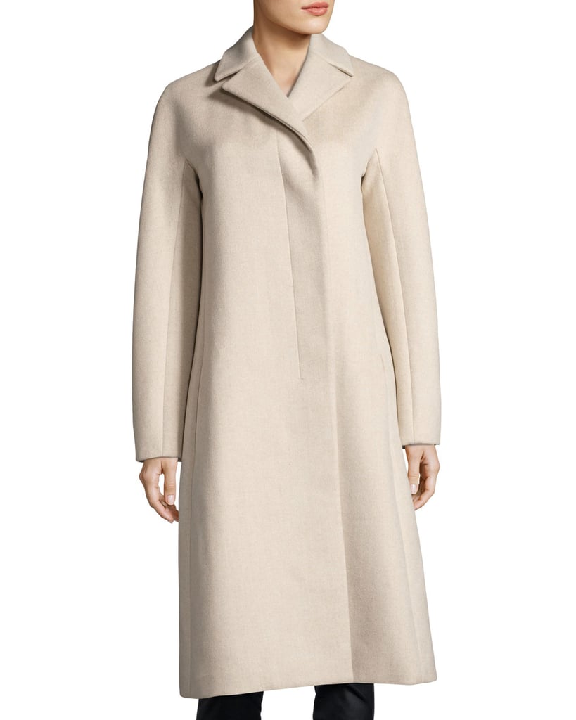 Narciso Rodriguez Wool-Cashmere Single-Breasted Coat