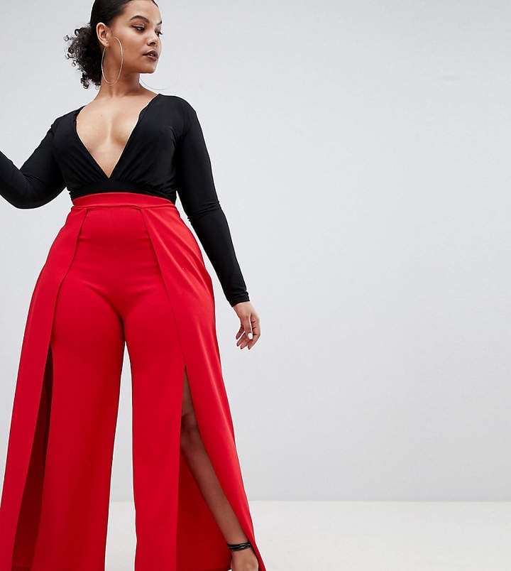 Lasula Front Split Tailored Trouser