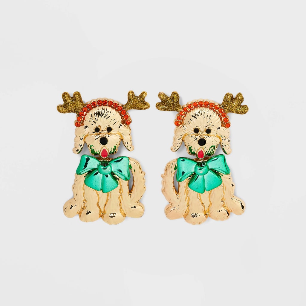 Sugarfix by BaubleBar Home For the Paw-Lidays Statement Earrings