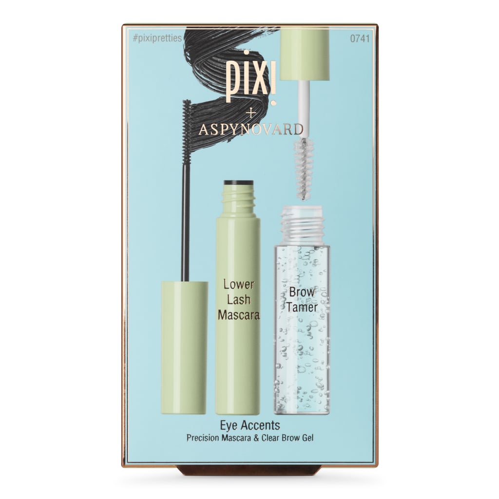 The blogger: Lifestyle blogger Aspyn Ovard
The product: This set contains the Pixi Lower Lash Mascara and Brow Tamer, Aspyn's two favorite products for perfecting her eye makeup. The Lower Lash Mascara features a small brush for coating all of your lower lashes in the formula. The Brow Tamer is a clear gel that keeps eyebrows in place all day.  
Shop it: Eye Accents Kit ($16)