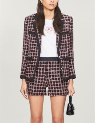 Eva High-Rise Tweed Shorts