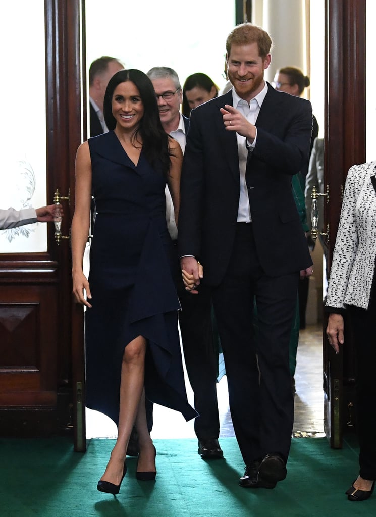 Meghan Markle Wears Dion Lee Dress October 2018