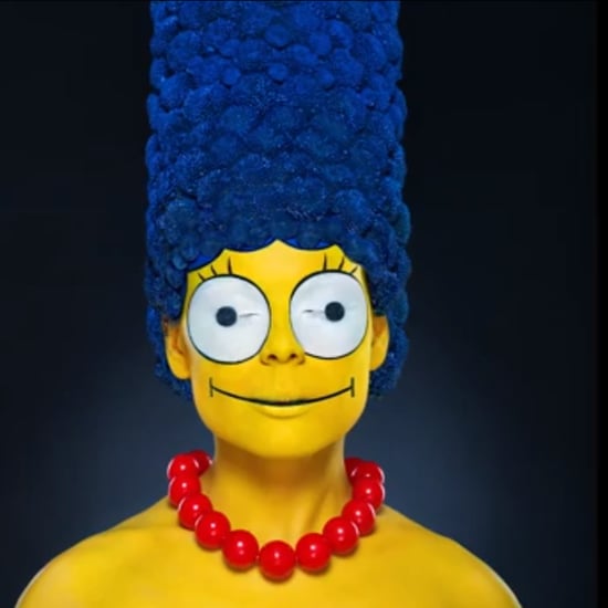 Marge Simpson Makeup Transformation Video