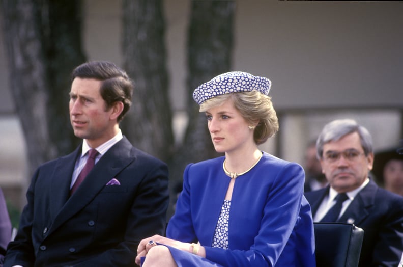 Princess Diana Wearing Her Butterfly Earrings