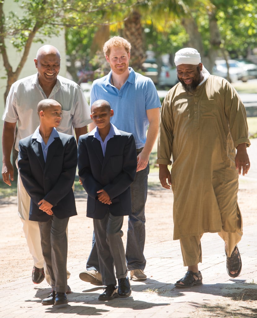 Prince Harry Plays Soccer With Kids in South Africa