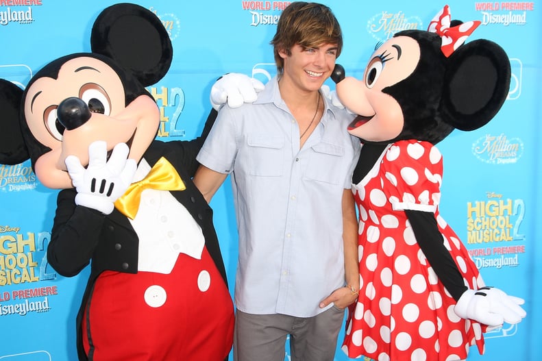 Zac Efron at the 2007 High School Musical 2 Premiere at Disneyland
