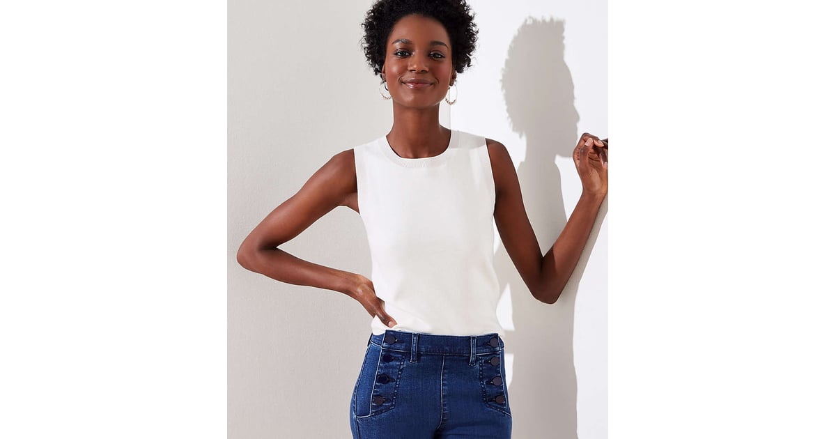 loft sleeveless sweater