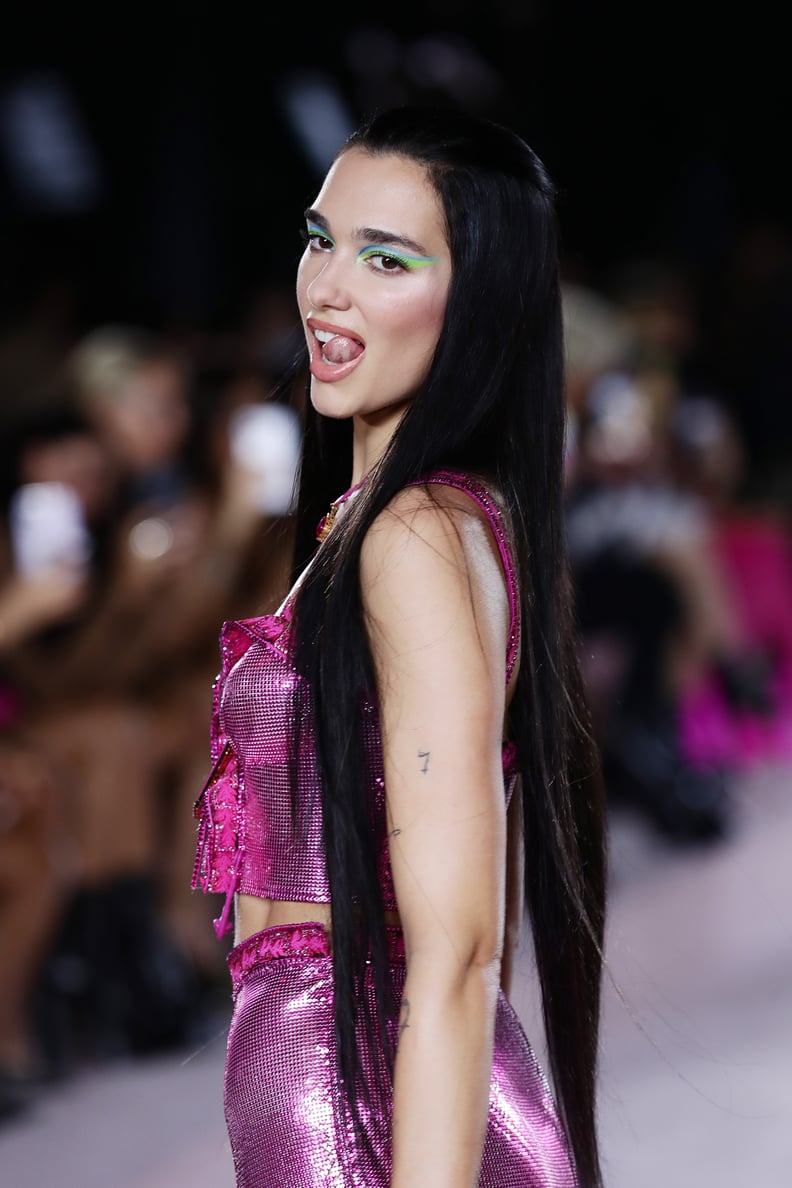 Dua Lipa Made Her Runway Debut For Versace | POPSUGAR Fashion