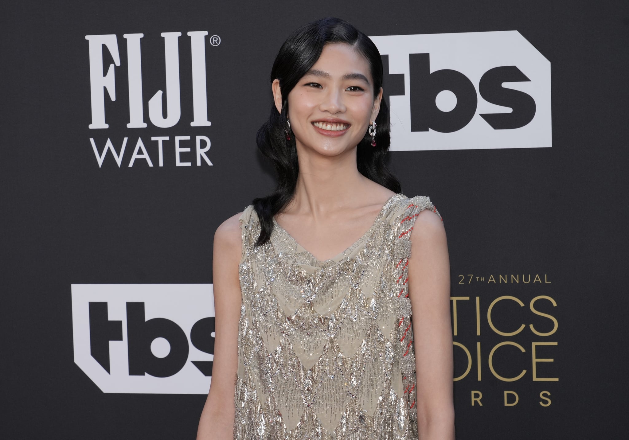 LOS ANGELES, CALIFORNIA - MARCH 13: HoYeon Jung attends the 27th Annual Critics Choice Awards at Fairmont Century Plaza on March 13, 2022 in Los Angeles, California. (Photo by Jeff Kravitz/FilmMagic)