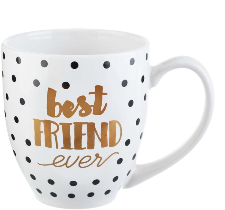 Formations "Best Friend Ever" Mug in White/Gold
