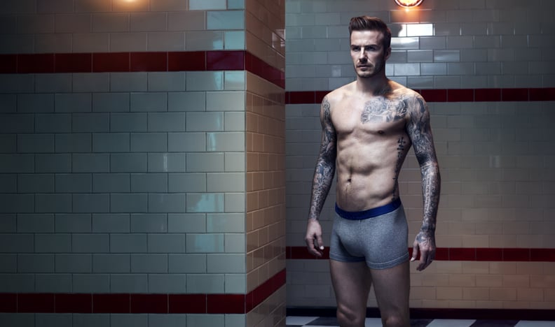 When David Beckham Modeled in His Underwear