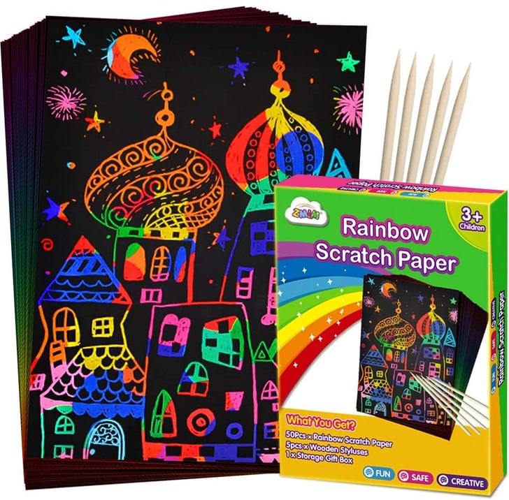 ZMLM Rainbow Scratch Paper