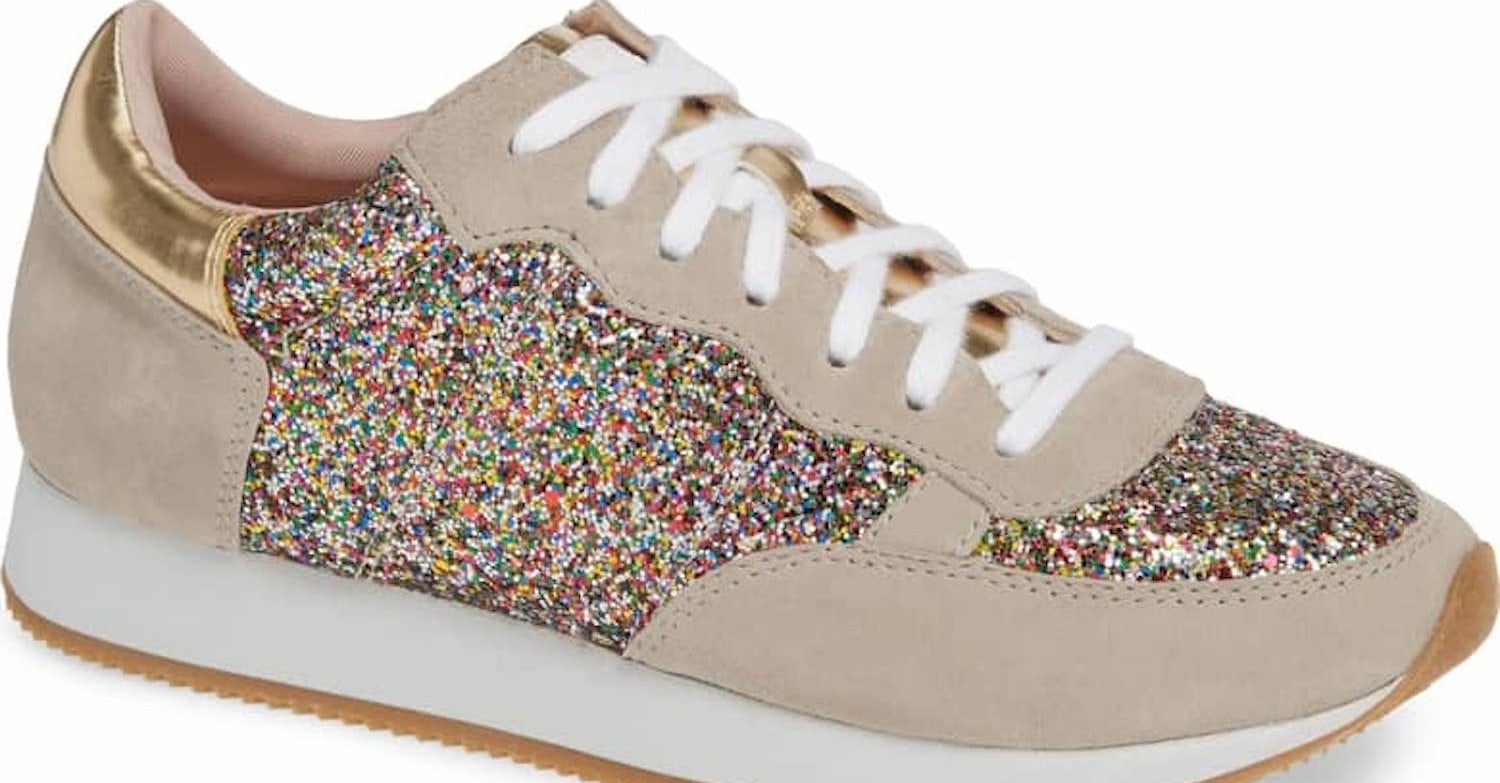 Kate Spade New York Glitter Sneakers POPSUGAR Fashion