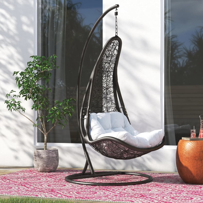 A Porch-Swing Egg Chair: Jamison 1 Person Porch Swing