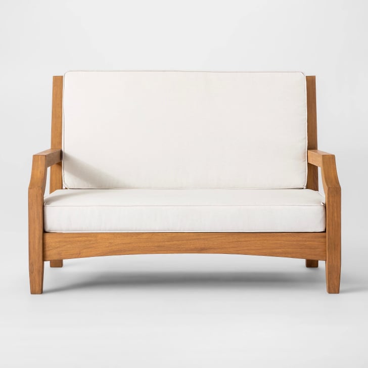 Chesapeake Wood Patio Loveseat Target Memorial Day Outdoor Furniture Sale 2019 POPSUGAR Home