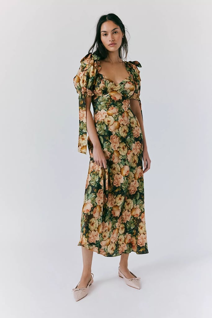 Best Long-Sleeved Printed Midi Dress