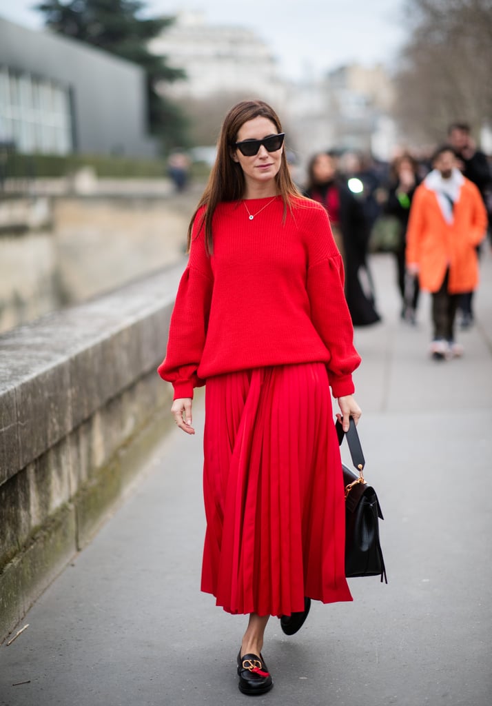 The Fall Trend: Long Skirts | Fall Work Outfits 2019 | POPSUGAR Fashion ...