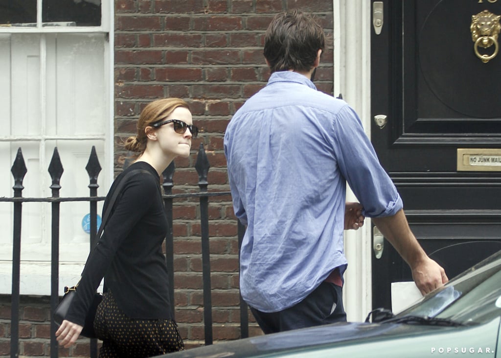 Emma Watson and Matthew Janney Kiss in London