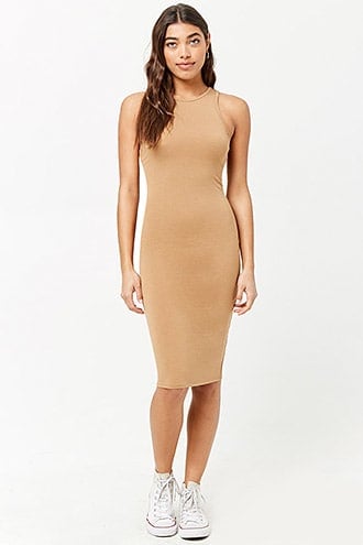 Forever 21 Knit Racerback Bodycon Dress