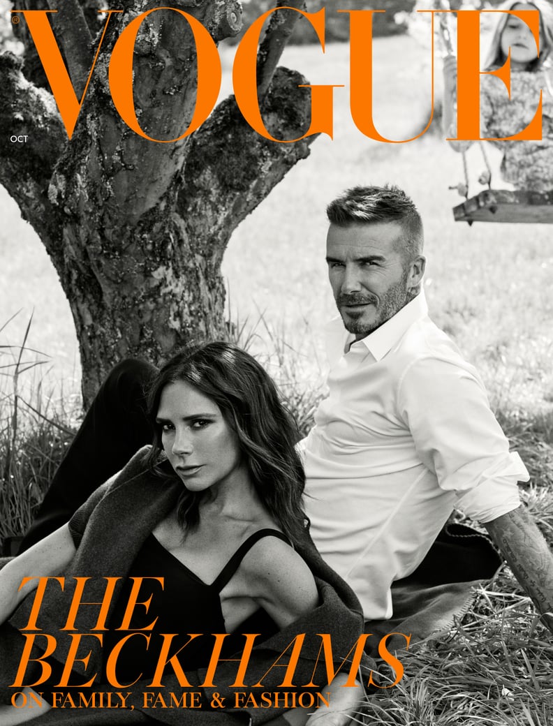 Victoria and David Beckham on the Subscriber Edition of British Vogue