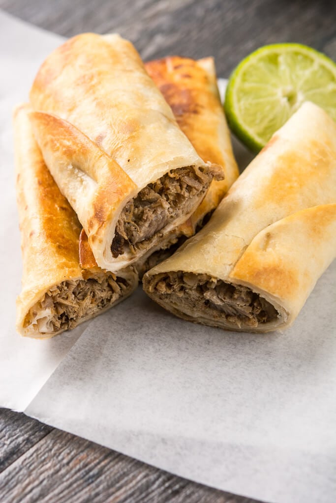 SlowCooker Crispy Pork Flautas Pork Shoulder Recipes For Families