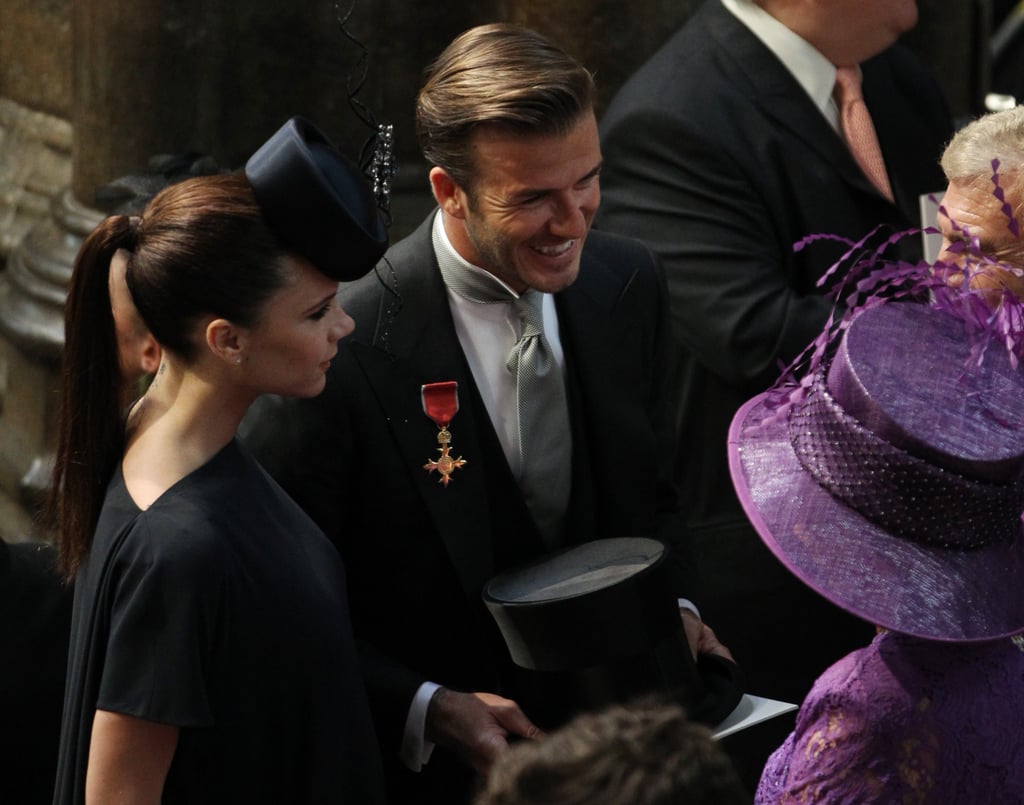 Victoria Beckham's Outfits at the Royal Weddings