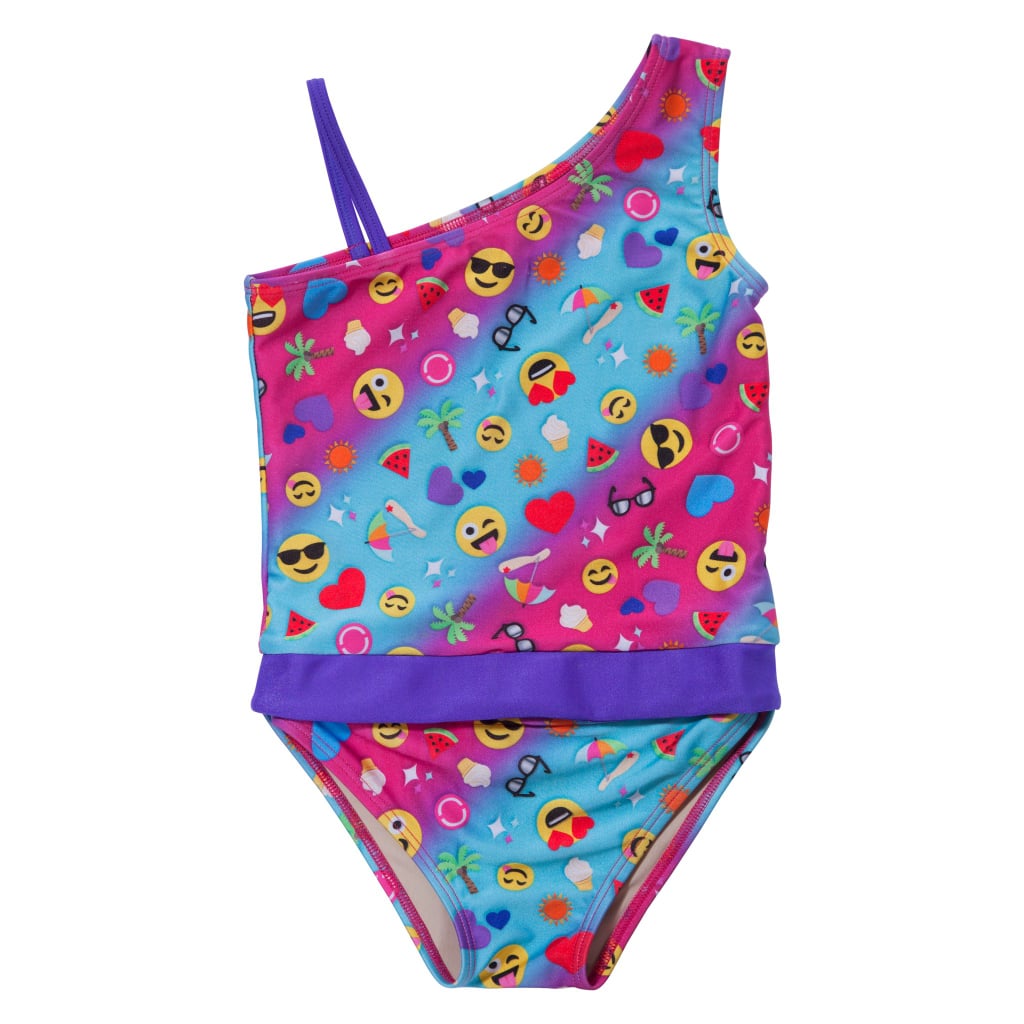 Summer Emoji OneShoulder Swimsuit (25) Swimsuits For Girls That Are
