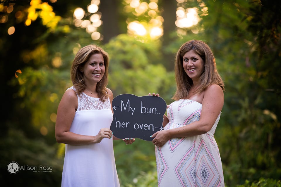 Twin Carries Sister's Child After Cancer Diagnosis