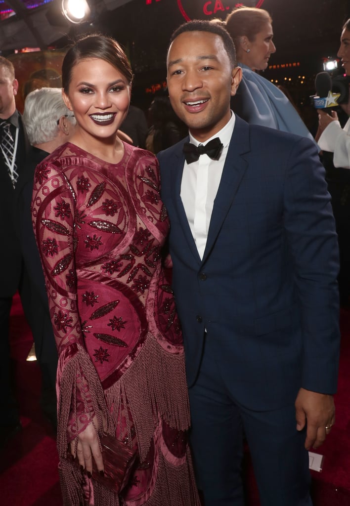 John Legend and Chrissy Teigen Beauty and the Beast Premiere