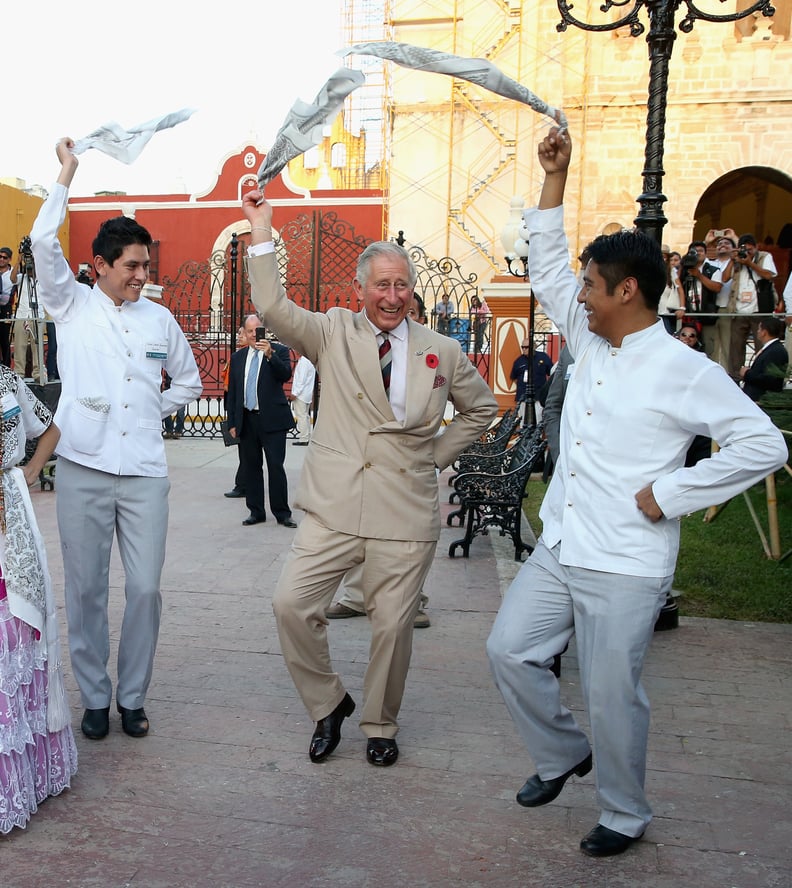 Prince Charles and Camilla show off their dance moves